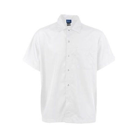 Allpoints Kng Lg Cook Shirt Frontsnap, White 1140L